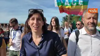 Schlein alla marcia della pace Perugia-Assisi: Riconoscere la Palestina e liberare la Cisgiordania