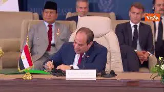 Trump (Usa), Erdogan (Turchia), Al Sisi (Egitto) e Al Thani (Qatar) firmano accordi di pace per Gaza