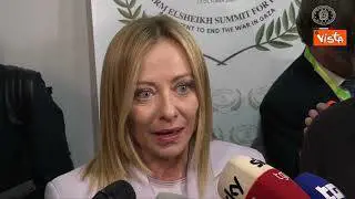 Meloni: Giornata storica, l'Italia è pronta a fare la sua parte a Gaza