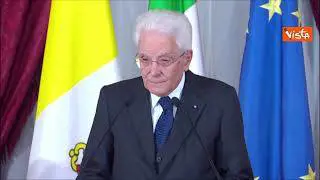 Medio Oriente, Mattarella: "Rilanciare soluzione due popoli due Stati"