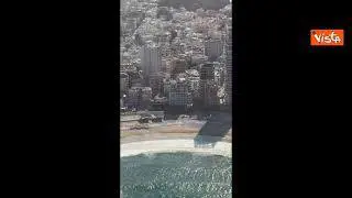 "Grazie Presidente Trump", gigantesca scritta in spiaggia a Tel Aviv per la sua visita in Israele