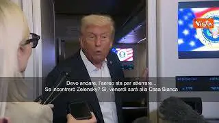 Trump: Se incontrerò Zelensky? Venerdì sarà alla Casa Bianca