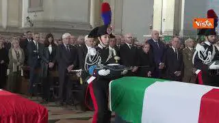 Carabinieri morti nel Veronese, le bare avvolte da tricolore ai funerali di Stato