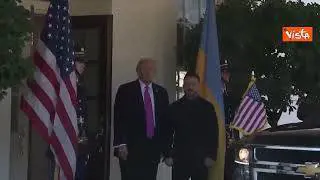 Trump riceve Zelensky alla Casa Bianca