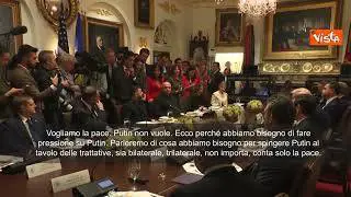 Zelensky alla Casa Bianca: Servono forti garanzie di sicurezza per l'Ucraina