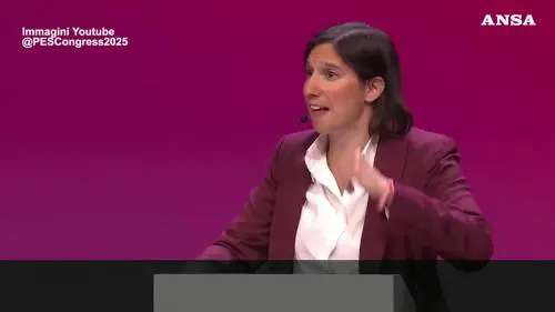 Schlein al Pse: "Libertà a rischio quando la destra governa"