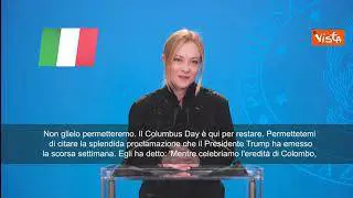 Meloni alla Niaf: Cultura woke vuole cancellarci, si sbagliano