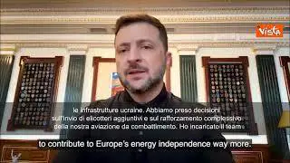 Guerra Ucraina, Zelensky: Potenzieremo dotazioni armi a lungo raggio
