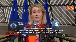 Kallas: Approvato 19esimo pacchetto sanzioni. Per Putin più difficile finanziare questa guerra