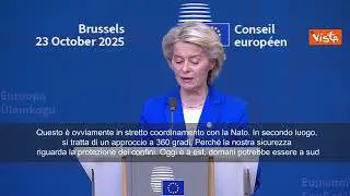 Consiglio Ue, von der Leyen: Prevista un'impennata della spesa per la difesa