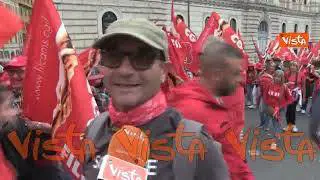 Le voci dei manifestanti al corteo della Cgil a Roma: "Siamo in una dittatura del capitale"