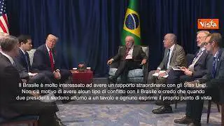 Trump incontra Lula in Malesia: Faremo ottimi affari