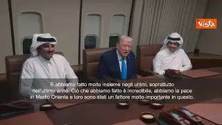 Trump incontra Emiro Qatar: Abbiamo un Medio Oriente sicuro e lo manterremo