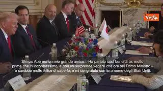 Trump a Sanae Takaichi: Shinzo Abe era un mio grande amico. Sarebbe felice che ora sei premier