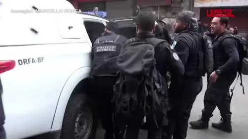 Rio de Janeiro: maxi blitz contro i nacros