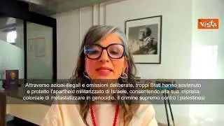 Francesca Albanese all'Onu: 63 Stati complici di Israele nel genocidio a Gaza, Italia compresa