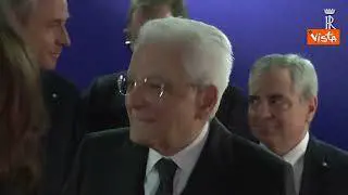 Mattarella al 150esimo anniversario del risparmio postale al Centro Congressi "La nuvola"