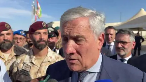 Tajani "Vogliamo collaborare sempre di più perché i nostri militari sono strumento fondamentale nell'area subsahariana"