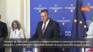 Dazi, Sefkovic: La pasta? "Stiamo negoziando con gli Usa in collaborazione con Italia"