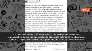Trump, endorsement a Andrew Cuomo: Se diventa sindaco il comunista Mamdani taglio fondi a New York