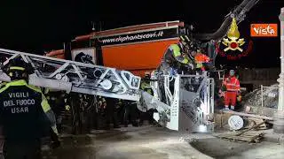 Non ce l'ha fatta operaio estratto da crollo Torre dei Conti a Roma dopo 11 ore. È morto in ospedale