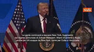 Trump: A New York ci sarà regime comunista, gente se ne andrà e Miami diventerà un rifugio