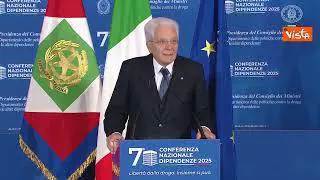 Mattarella "infrange il protocollo" e parla alla Conferenza sulle dipendenze