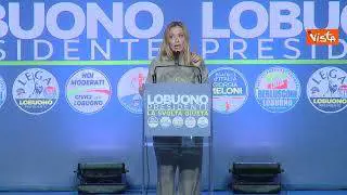 Meloni: Sinistra ai margini della politica per la sua supponenza, io ascolto solo il popolo