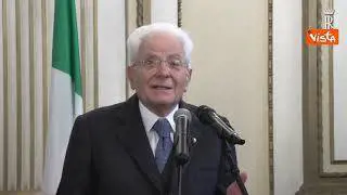 Mattarella: Italia impegnata con ostinazione per pace e collaborazione internazionale
