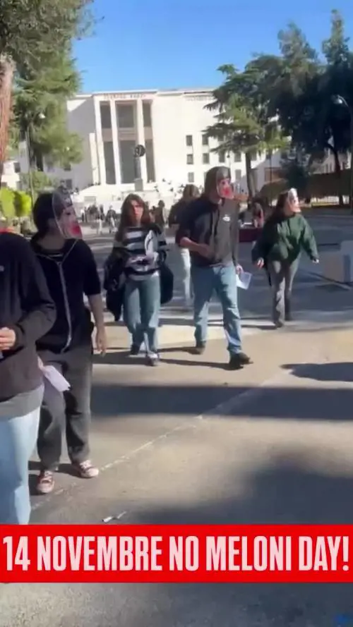 La "sfilata" de La Sapienza