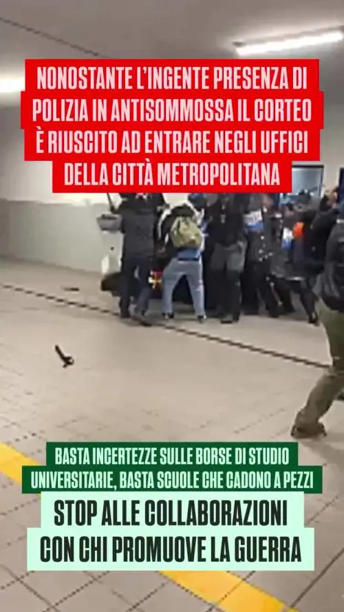 Assalto alla sede di Città Metropolitana a Torino: 8 agenti feriti