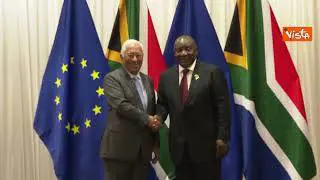 G20 Sudafrica, von der Leyen e Costa incontrano Presidente Ramaphosa a Johannesburg