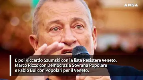 Regionali in Veneto: ecco i cinque candidati