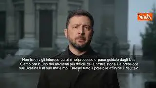 Piano di pace Usa, Zelensky nel discorso agli ucraini: Non tradirò gli interessi nazionali