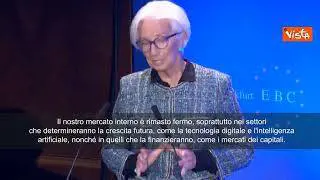 Lagarde (Bce): Ue sviluppi mercato interno e superi voto unanimità per contrastare dazi Usa
