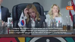 Migranti, Meloni al G20: Inaccettabile che i giovani africani si rivolgano ai trafficanti