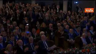 Standing ovation per Mattarella all'Assemblea Nazionale delle Province d’Italia a Lecce