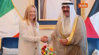 Meloni incontra il Sultano di Oman e l'Emiro del Kuwait in Bahrein per il GCC