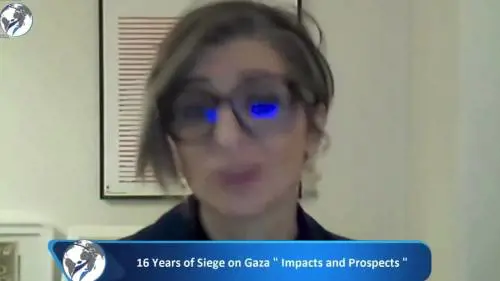 Francesca Albanese al "16 Years of Siege on Gaza: Impact and Prospects"