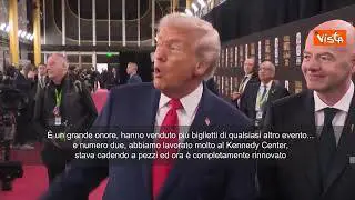 Trump al Kennedy Center di Washington per sorteggio Coppa del Mondo Fifa: Un grande onore