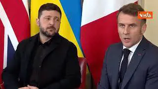 Volodymyr Zelensky incontra a Londra Keir Starmer, Emmanuel Macron e Friedrich Merz