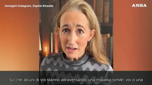 Sophie Kinsella e quel grazie ai fan dopo l'annuncio della malattia