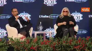 Carlo Conti scherza ad Atreju: Preoccupato perché quest'anno poca polemica a Sanremo