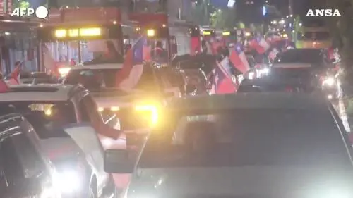 Cile, la festa a Santiago per il nuovo presidente Kast