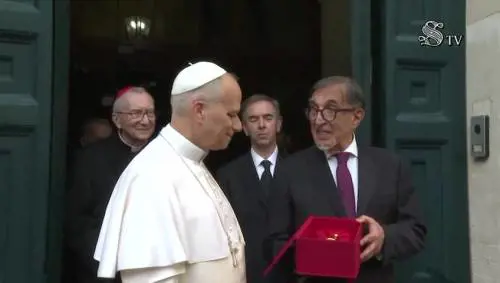 Papa Leone in visita privata al Senato