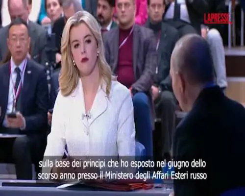 Ucraina, Putin accusa Kiev: “Rifiuta la pace” e avverte su nuovi avanzamenti russi