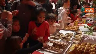 Zucchero filato e dolci al Quirinale per i bimbi delle case famiglia ospiti di Mattarella