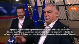 Orban: Abbiamo impedito all'Ue di dichiarare guerra a Russia usando beni congelati