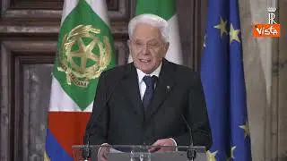 Mattarella cita Roosevelt: Coltiviamo ogni spiraglio di pace permanente