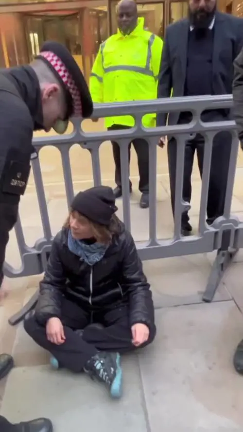 L'arresto di Greta Thunberg